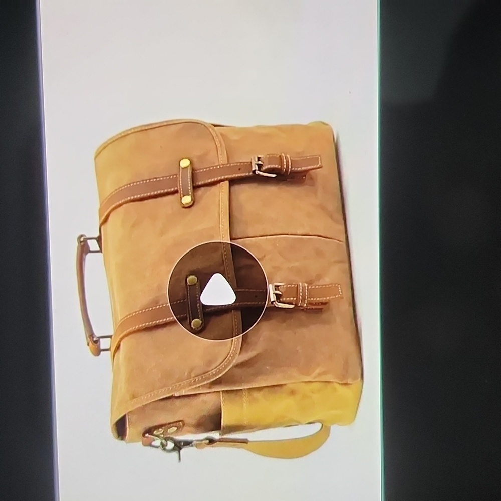 Brown Leather Messenger Bag - Picture 11 of 11